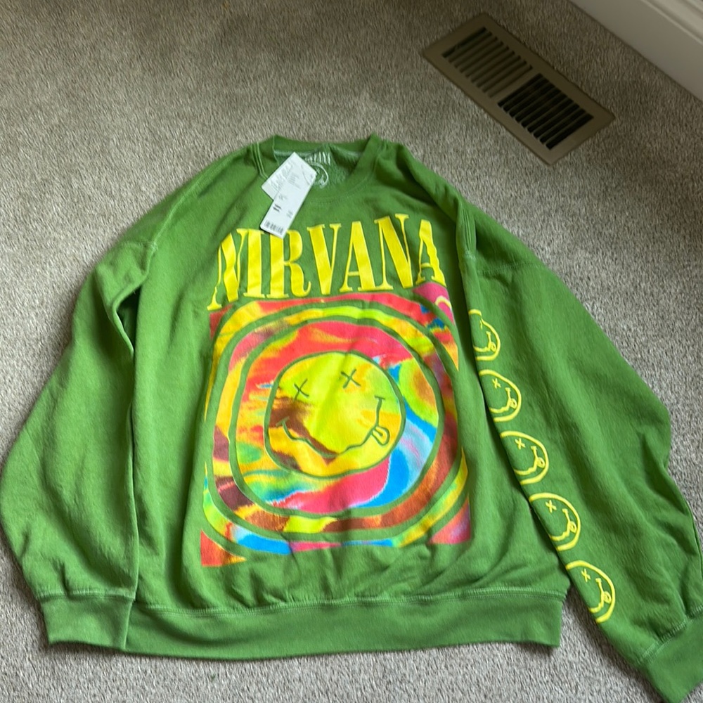 Urban Outfitters Nirvana Sweatshirt NWT Size S/M